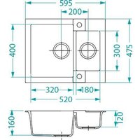 Кухонная мойка Alveus Rock 80 G05M 4218005 - Превью изображения №2 — Интернет-магазин Time-Shop