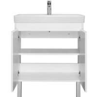  Акватон Тумба под умывальник Сканди Doors 70 1A278901SD010 (белый) - Превью изображения №3 — Интернет-магазин Time-Shop