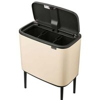 Система сортировки мусора Brabantia Bo Touch Bin 3x11 л (бежевый) - Превью изображения №4 — Интернет-магазин Time-Shop