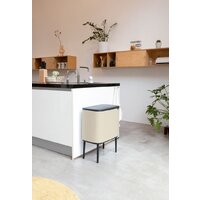 Система сортировки мусора Brabantia Bo Touch Bin 3x11 л (бежевый) - Превью изображения №5 — Интернет-магазин Time-Shop
