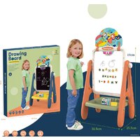 Мольберт детский Labalu Rong Run Kids с магнитным алфавитом 400727 (оранжевый) - Превью изображения №2 — Интернет-магазин Time-Shop