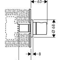 Вентиль Hansgrohe 15972000 - Превью изображения №2 — Интернет-магазин Time-Shop