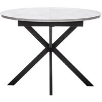 Кухонный стол Мебель Импэкс Leset Капри (цемент/черный) - Превью изображения №2 — Интернет-магазин Time-Shop