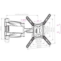 Кронштейн для телевизора Arm Media COBRA-40 - Превью изображения №2 — Интернет-магазин Time-Shop