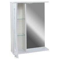  Doratiz Шкаф с зеркалом Селена 55 R 2711.114 (белый, с подсветкой) - Превью изображения №4 — Интернет-магазин Time-Shop