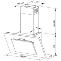 Кухонная вытяжка LEX Mini 500 white - Превью изображения №2 — Интернет-магазин Time-Shop