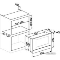 Микроволновая печь Smeg MP822PO - Превью изображения №3 — Интернет-магазин Time-Shop