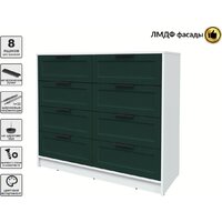 Комод Интерлиния Концепт Тренд КТ-К117 (белый платинум/изумруд) - Превью изображения №4 — Интернет-магазин Time-Shop