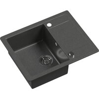 Кухонная мойка Kernau KGS Z 4557 1B1D Graphite - Превью изображения №4 — Интернет-магазин Time-Shop