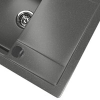 Кухонная мойка Kernau KGS Z 4557 1B1D Graphite - Превью изображения №5 — Интернет-магазин Time-Shop