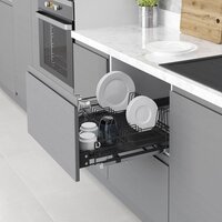 Корзина-сушка выдвижная Starax S-2031-A (антрацит) - Превью изображения №2 — Интернет-магазин Time-Shop