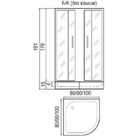 Душевой уголок River Don Light 90/15 MT - Превью изображения №8 — Интернет-магазин Time-Shop