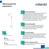 Душевая система  Milardo Rora RORWT4FM06 - Превью изображения №4 — Интернет-магазин Time-Shop