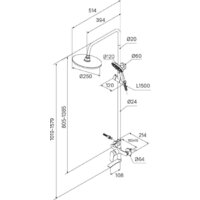 Душевая система  Milardo Rora RORWT4FM06 - Превью изображения №10 — Интернет-магазин Time-Shop
