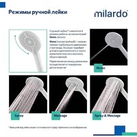 Душевая система  Milardo Rora RORWT4FM06 - Превью изображения №6 — Интернет-магазин Time-Shop