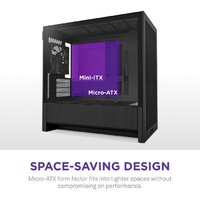 Корпус NZXT H3 Flow CC-H31FB-01 - Превью изображения №3 — Интернет-магазин Time-Shop