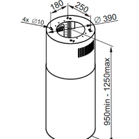 Кухонная вытяжка MAUNFELD Lee Isla sensor 39 (нержавеющая сталь) - Превью изображения №2 — Интернет-магазин Time-Shop