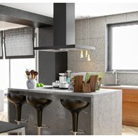 Кухонная вытяжка Globalo Nomina Isola 90.4 Sensor (черный) - Превью изображения №3 — Интернет-магазин Time-Shop