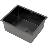 Кухонная мойка Roxen Uno 560210-54B-V графит/текстурная PVD покрытие (с ролл-матом и дозатором) - Превью изображения №10 — Интернет-магазин Time-Shop