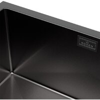 Кухонная мойка Roxen Uno 560210-54B-V графит/текстурная PVD покрытие (с ролл-матом и дозатором) - Превью изображения №15 — Интернет-магазин Time-Shop