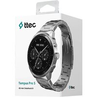 Умные часы ttec Tempus Pro S 45мм (серый) - Превью изображения №8 — Интернет-магазин Time-Shop