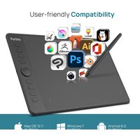 Графический планшет Parblo Intangbo M (черный) - Превью изображения №10 — Интернет-магазин Time-Shop