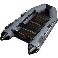 Моторная лодка Vivax Т280 с полом-книгой (с килем, серый/черный) - Превью изображения №2 — Интернет-магазин Time-Shop