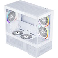 Корпус 1stPlayer CV6 ARGB CV6-WH-2FAR-W-2FH7R-W-1FH7-W (белый) - Превью изображения №3 — Интернет-магазин Time-Shop