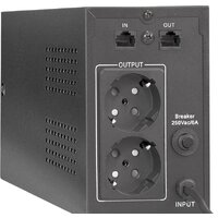 Источник бесперебойного питания ExeGate BNB-850.LED.AVR.EURO.RJ EP285475RUS - Превью изображения №2 — Интернет-магазин Time-Shop