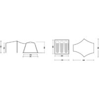 Кемпинговая палатка Naturehike Ango CNK2550WS010-VGL3 (серый) - Превью изображения №10 — Интернет-магазин Time-Shop