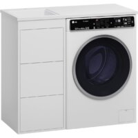  Brevita Тумба под умывальник Grafit 40 GRA-01040-023Я (левый, белый) - Превью изображения №4 — Интернет-магазин Time-Shop