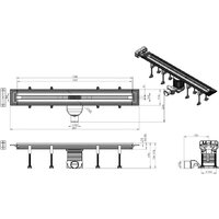 Трап/канал Roxen Razor Gun metal 910100GM - Превью изображения №2 — Интернет-магазин Time-Shop