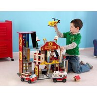 Паркинг KidKraft Пожарно-спасательная станция 63214-KE - Превью изображения №3 — Интернет-магазин Time-Shop