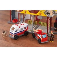 Паркинг KidKraft Пожарно-спасательная станция 63214-KE - Превью изображения №4 — Интернет-магазин Time-Shop