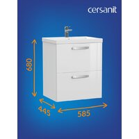  Cersanit Тумба под умывальник Melar 60 Como 60 64128 - Превью изображения №11 — Интернет-магазин Time-Shop