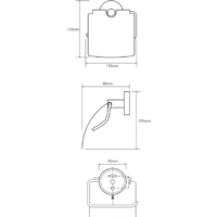 Держатель для туалетной бумаги Bemeta Neo 104112015 - Превью изображения №2 — Интернет-магазин Time-Shop