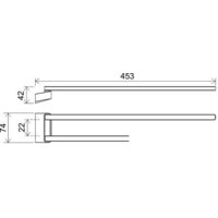Держатель для полотенца Ravak X07P328 - Превью изображения №2 — Интернет-магазин Time-Shop