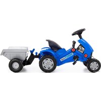 Педальная машинка Полесье Каталка-трактор с педалями Turbo-2 с полуприцепом 84651 - Превью изображения №5 — Интернет-магазин Time-Shop