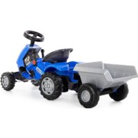 Педальная машинка Полесье Каталка-трактор с педалями Turbo-2 с полуприцепом 84651 - Превью изображения №3 — Интернет-магазин Time-Shop