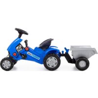 Педальная машинка Полесье Каталка-трактор с педалями Turbo-2 с полуприцепом 84651 - Превью изображения №2 — Интернет-магазин Time-Shop