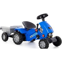 Педальная машинка Полесье Каталка-трактор с педалями Turbo-2 с полуприцепом 84651 - Превью изображения №6 — Интернет-магазин Time-Shop