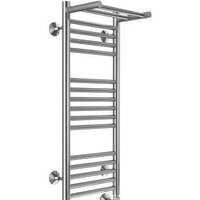 Полотенцесушитель TERMINUS Аврора П16 300x800 с полкой нп (хром) - Превью изображения №3 — Интернет-магазин Time-Shop