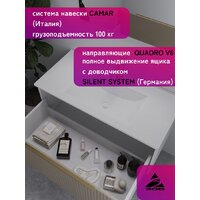  ЗОВ Тумба под умывальник Дублин 80 DU80LWMFC (флавио кашемир) - Превью изображения №7 — Интернет-магазин Time-Shop