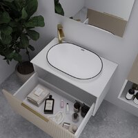  ЗОВ Тумба под умывальник Дублин 80 DU80LWMFC (флавио кашемир) - Превью изображения №4 — Интернет-магазин Time-Shop