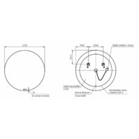  Cersanit Зеркало Eclipse Smart 60x60 64142 - Превью изображения №6 — Интернет-магазин Time-Shop