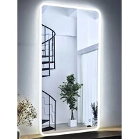 EMZE Smartphone 50x100 LED.UV.SMART.50.100.BEL (белый с УФ-окантовкой и подсветкой)