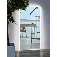 Зеркало с подсветкой  EMZE Smartphone 50x100 LED.UV.SMART.50.100.BEL (белый с УФ-окантовкой и подсветкой) - Превью изображения №12 — Интернет-магазин Time-Shop