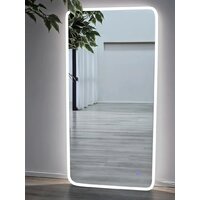 Зеркало с подсветкой  EMZE Smartphone 50x100 LED.UV.SMART.50.100.BEL (белый с УФ-окантовкой и подсветкой) - Превью изображения №9 — Интернет-магазин Time-Shop