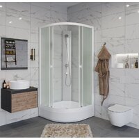 Душевая кабина Niagara Promo P100/26/MT/BK 100x100x195 - Превью изображения №4 — Интернет-магазин Time-Shop