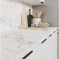 Готовая кухня Mio Tesoro Корнелия Ода-плюс 2.4 (белый/мрамор итальянский) - Превью изображения №4 — Интернет-магазин Time-Shop